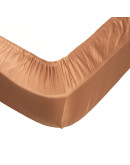 Cearceaf cu elastic din 100% bambus satinat, 300 fire, culori și mărimi diferite
