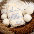 Set 6 bile din 100% lână organică pentru uscător 2