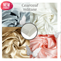 Cearceaf mătase, 100% mătase naturală de dud, 22 mm, Clasa 6A, Fără cusături, Culori și mărimi diferite 1