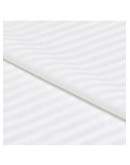 Plic pilotă bumbac satinat 150x200 cm plic pilota bumbac satinat dungi 3 cm alb optic
